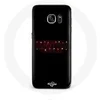 Image de Coque pour Samsung Galaxy S6 Edge Stranger Things Affiche Logo Joyeux noël