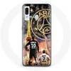 Image de Coque pour Samsung Galaxy A40 PSG Neymar et Mbappé Joyeux noël