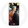 Image de Coque pour Samsung Galaxy A51 5G One Piece Joyeux noël Zoro Anime Manga