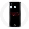 Image de Coque pour Samsung Galaxy A20 Stranger Things Affiche Logo Joyeux noël