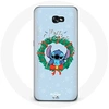 Image de Coque pour Samsung Galaxy A3 2017 Stitch neige joyeux Noël bleu