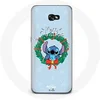 Image de Coque pour Samsung Galaxy A5 2016 Stitch neige joyeux Noël bleu