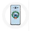 Image de Coque pour Samsung Galaxy J3 Stitch neige joyeux Noël bleu