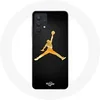 Image de Coque pour Samsung Galaxy A32 5G Air michael jordan logo jaune