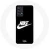 Image de Coque pour samsung galaxy A32 5G Nike Logo blanc fond Noir