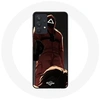 Image de Coque pour Samsung Galaxy A32 5G Squid Game Soldat Rouge avec Masque Triangle