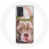 Image de Coque pour Samsung Galaxy A32 5G Chien de Pitbull marron