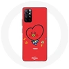 Image de Coque pour Xiaomi Redmi Note 11s 5G BTS Bangtan Garçons BT21 TATA V Fond Rouge
