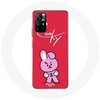 Image de Coque pour Xiaomi Redmi Note 11s 5G BTS Bangtan Garçons BT21 Cooky Fond Rouge
