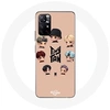 Image de Coque pour Xiaomi Redmi Note 11s 5G BTS TinyTAN Animation Affiche RM Jin Suga J-Hope Jimin V Et Jungkook