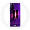 Image de Coque pour Xiaomi Redmi Note 11s 5G Bangtan Sonyeondan Logo BTS Concept Violet