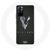 Image de Coque pour Xiaomi Redmi Note 11s 5G Vikings Série Saison 6 logo V Epée Gris Fond Noir