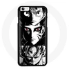 Image de Coque pour Iphone 7 Sangoku Naruto Luffy one piece Dragon Ball Z fond noir et blanc anime manga