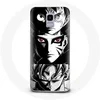 Image de Coque pour Samsung Galaxy J6 2018 Sangoku Naruto Luffy one piece Dragon Ball Z fond noir et blanc anime manga