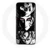 Image de Coque pour Samsung Galaxy S6 Edge Sangoku Naruto Luffy one piece Dragon Ball Z fond noir et blanc anime manga