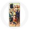 Image de Coque pour Samsung Galaxy A51 4G One Piece Luffy Affiche Equipages Manga Anime