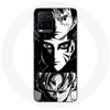 Image de Coque pour Vivo Y21s 2021 / Y21 2021 Sangoku Naruto Luffy one piece Dragon Ball Z fond noir et blanc anime manga