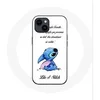 Image de Coque pour Iphone 14 Plus Lilo et Stitch Ohana Citation Blanc