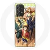 Image de Coque pour Samsung Galaxy A33 5G One Piece Luffy Affiche Equipages Manga Anime