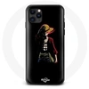 Image de Coque pour Iphone 11 Pro One Piece Manga Anime Luffy Fond Noir
