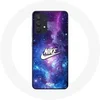 Image de Coque pour Samsung Galaxy A13 4G Nike Logo Blanc Espace Coloré
