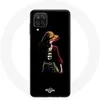 Image de Coque pour Samsung Galaxy A12 One Piece Manga Anime Luffy Fond Noir