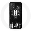 Image de Coque pour Samsung Galaxy A52 BTS Signature Members Rm Jin Jimin V Suga Jungkook J-hope