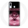 Image de Coque pour Samsung Galaxy A40 Wallpaper diamante Blackpink Kpop Logo Rose