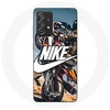 Image de Coque pour Samsung Galaxy A33 5G Nike Logo Blanc Roue Moto