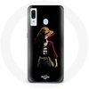 Image de Coque pour Samsung Galaxy A20 One Piece Manga Anime Luffy Fond Noir