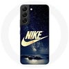Image de Coque pour Samsung Galaxy S21 FE Nike Logo Doré Nuit Etoilée