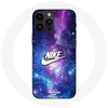 Image de Coque pour Iphone 14 Pro Nike Logo Blanc Espace Coloré
