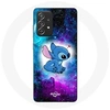 Image de Coque pour Samsung Galaxy A52 5G Stitch Ohana Citation Espace Coloré
