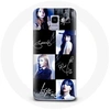 Image de Coque pour Samsung Galaxy A8 2018 Blackpink Signature Photo Jennie Jisoo Lisa Rose