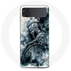 Image de Coque Samsung Galaxy Z Flip4 vikings ragnar lothbrok bouclier corbeau