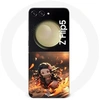 Image de Coque Samsung Galaxy Z Flip5 Demon Slayer Nezuko 3D art anime Manga