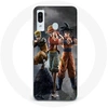 Image de Coque Samsung Galaxy A40 Sangoku naruto Luffy one piece Dragon Ball z 3D Anime manga