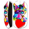 Image de Souris noir Sans Fil chat couleur sur coeur