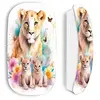 Image de Souris blanc sans Fil Lionne et ses bebes