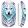 Image de Souris blanc sans Fil Loup blanc reflet violet
