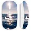 Image de Souris blanc sans Fil nike logo blanc mer solei