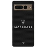 Image de Coque pour Google Pixel 7 Pro maserati blanc fond carbonne