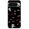 Image de Coque Google Pixel 9 Pro XL NIKE JORDAN BLANC ROUGE fond noir