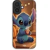 Image de Coque Pour iPhone 17 Stitch mignon café