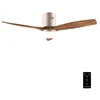 Image de Cecotec Ventilateur de Plafond avec Lumière et Télécommande de 52" EnergySilence Aero 5600 Classic Gold&DarkWood. Moteur DC 40W, 3 Pales, Lumière LED, Minuterie, 6 Vitesses, Mode Hiver/Été en occasion ou reconditionné