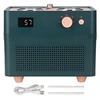 Image de Mini Humidificateur d'Air USB 1,3L à Double Jet Affichage Numérique - Vert