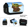 Image de Trousse à crayon Star Wars Baby Yoda Bleu 20x10x7.5cm