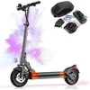 Image de Y6-S - Trottinette électrique - Moteur 500 W - Batterie 48 V 18 Ah - Max 45km/h - Autonomie 60 km - Freins à disque - Noir