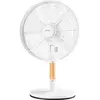 Image de Ventilateur de bureau SFE 3080WH 3 vitesses Oscillation 80° Design métal et bo