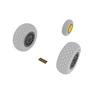 Image de P-61 Wheels For Great Wall Hobby - 1:48e - Accessories